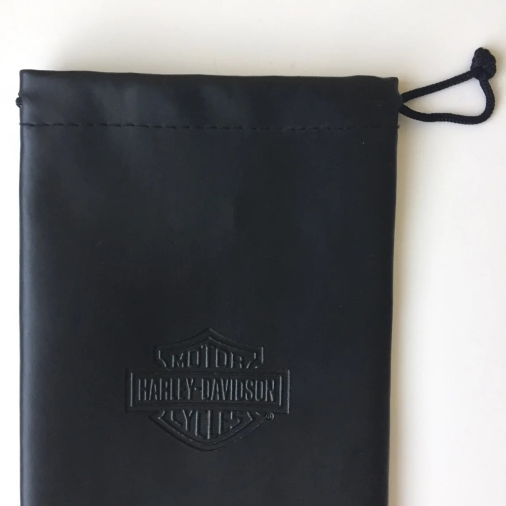 HARLEY DAVIDSON EYEGLASSES FAUX LEATHER POUCH - Picture 3 of 3